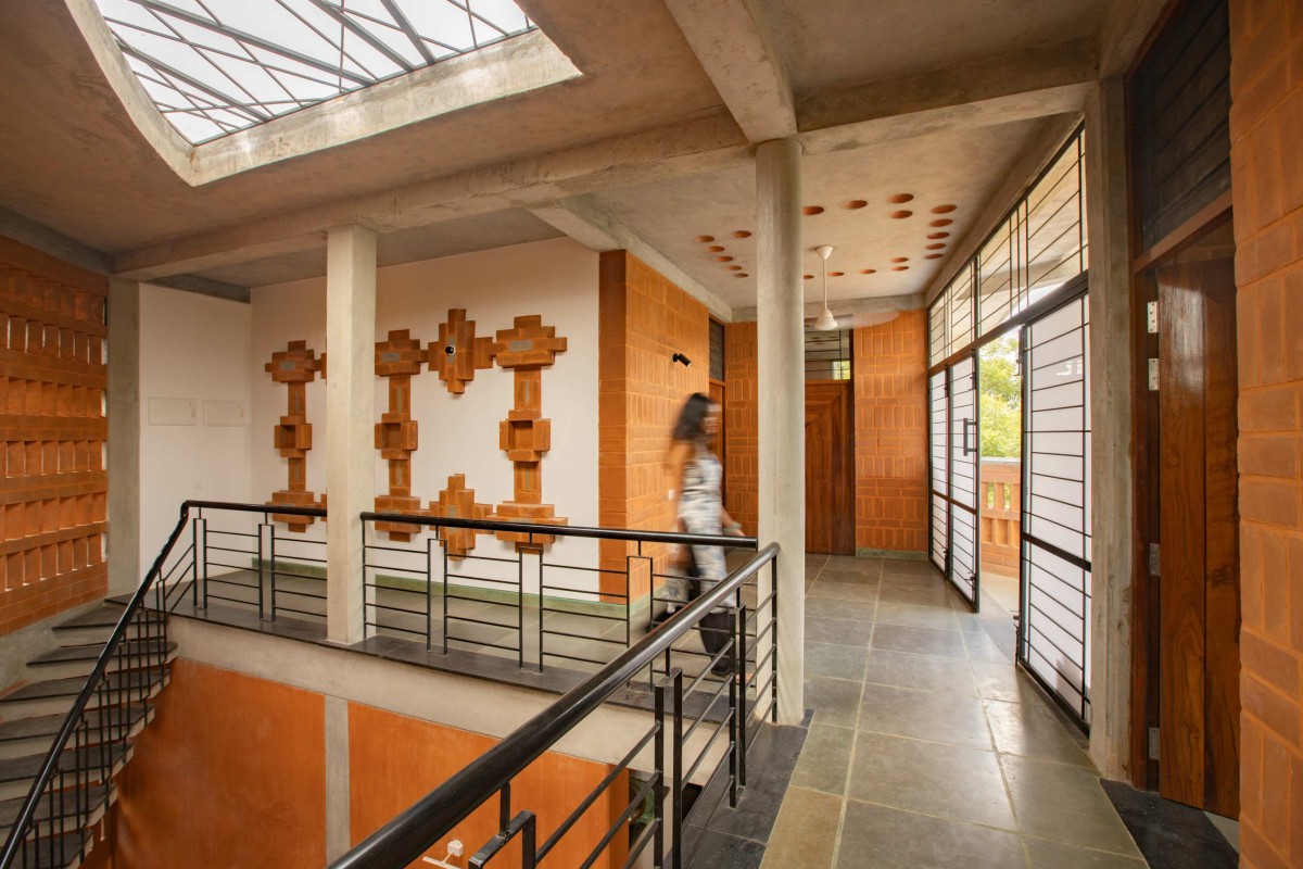 First floor view of Aadhi Residence by RP Architects