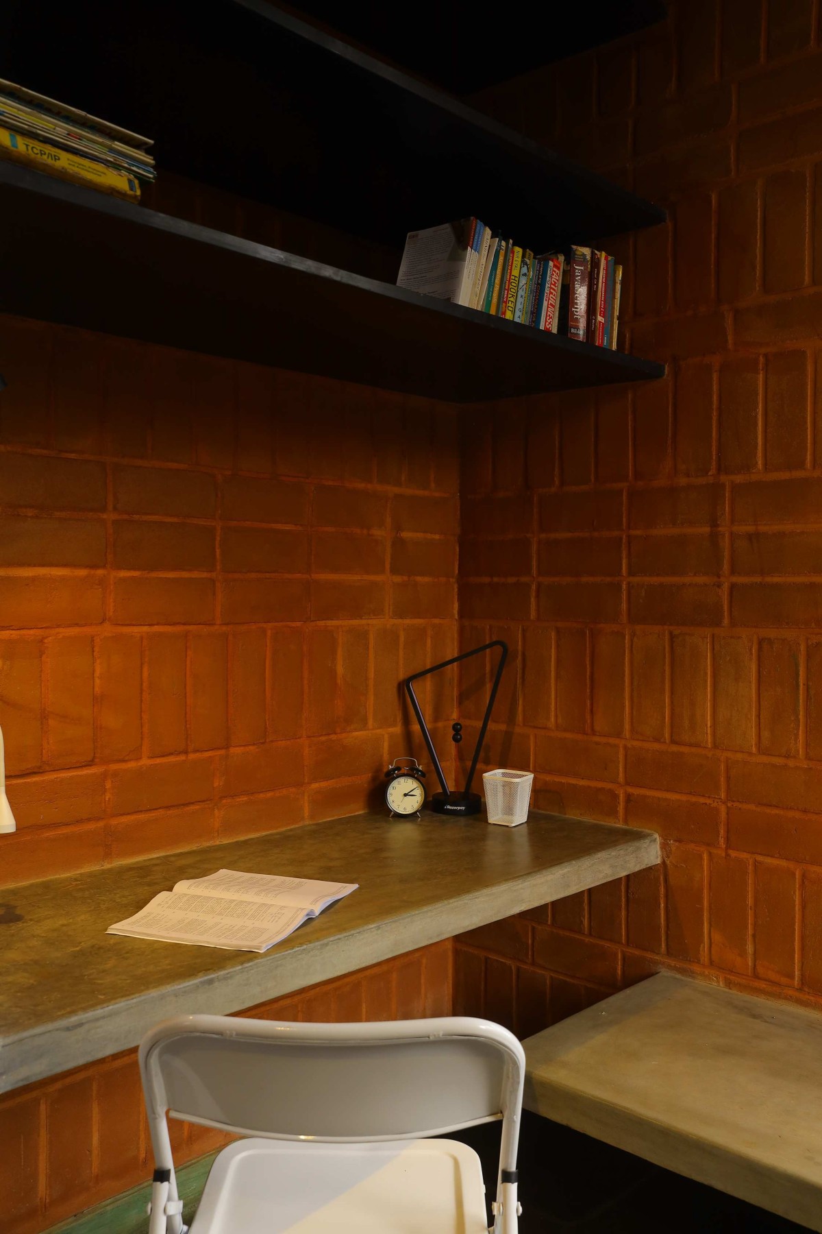 Study area of Aadhi Residence by RP Architects