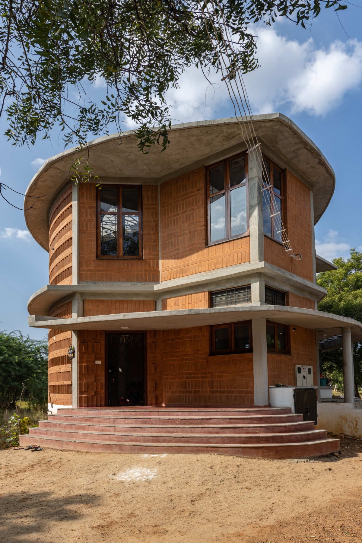 Exterior view of Aadhi Residence by RP Architects