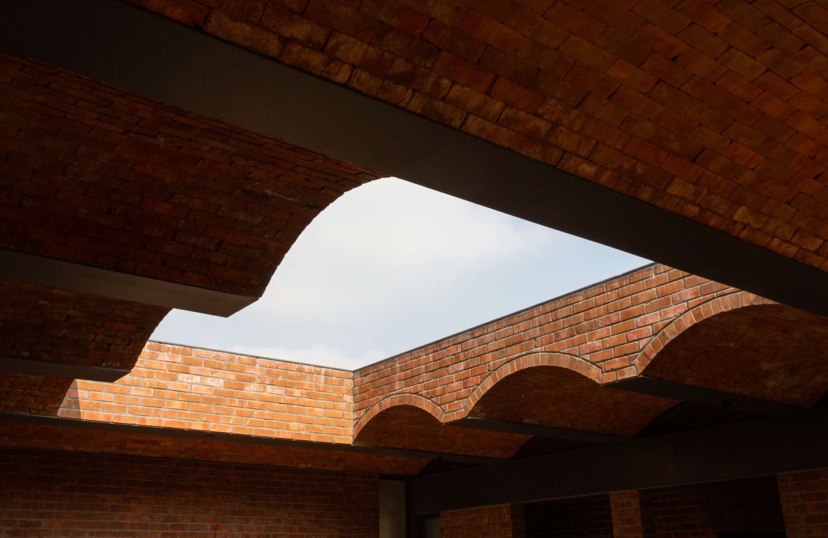 Roof view of Metallic Bellows by KSM Architecture