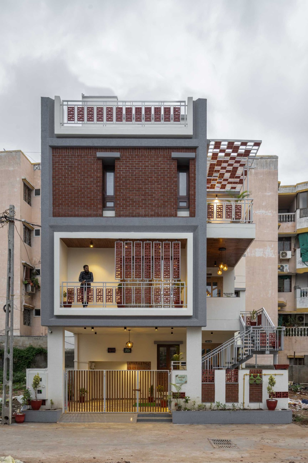 Exterior view of Block House by Bharmal Associates