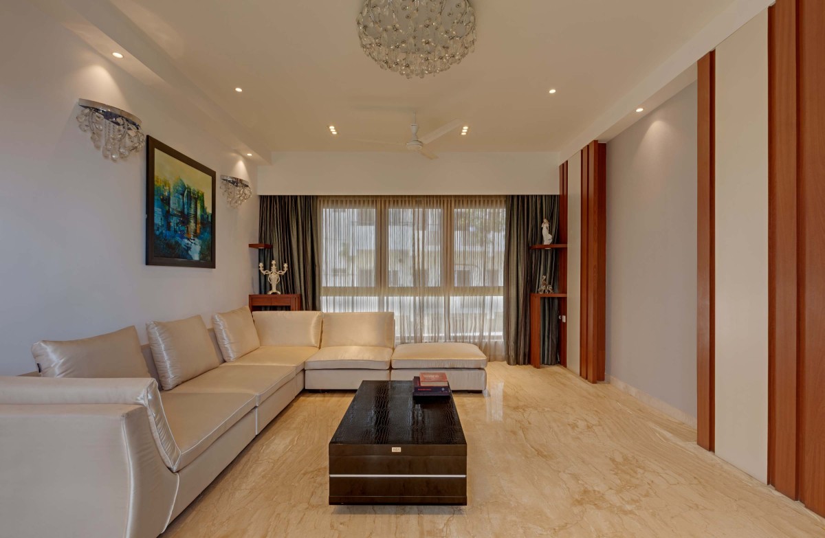 Living room of HKS House by SDeG