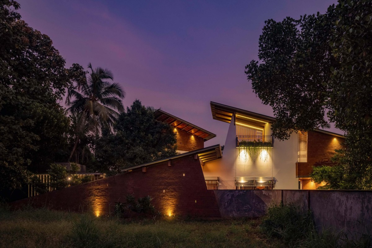 Dusk light exterior view of Chola by Art on Architecture
