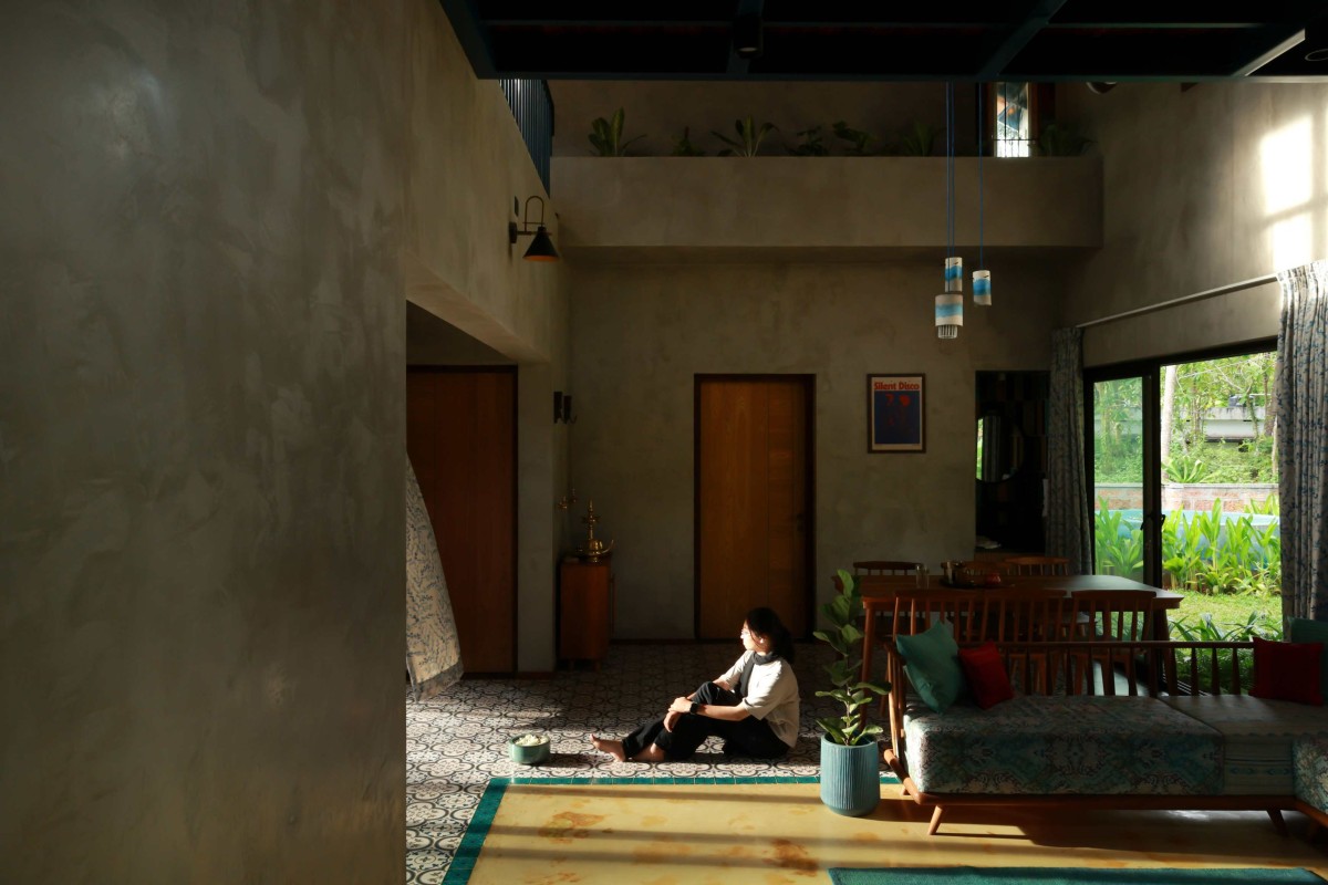 View from living room of Wabi Sabi House by Aslam Sham Architects