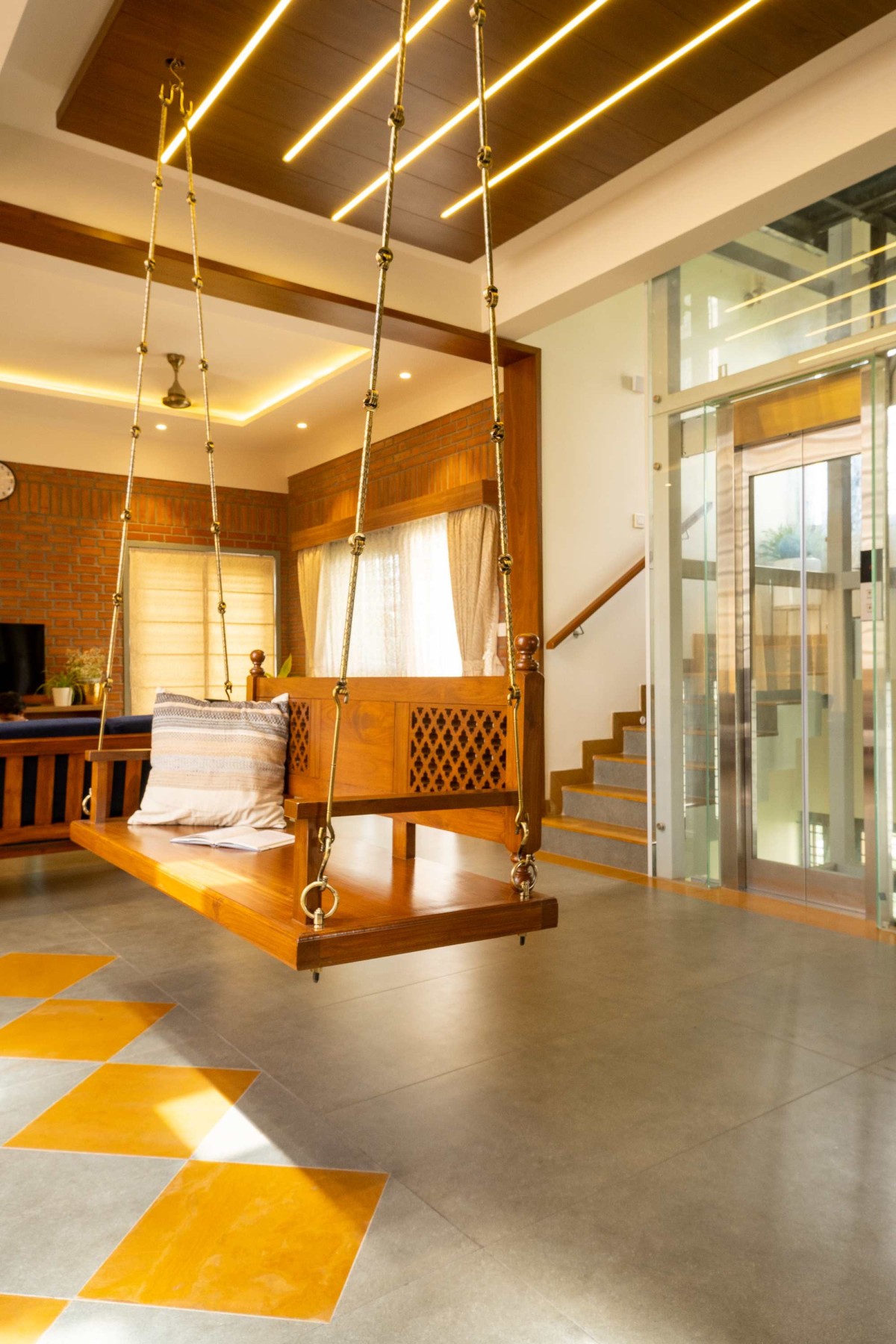 Swing and lift of Vivek’s Residence by Design Matters