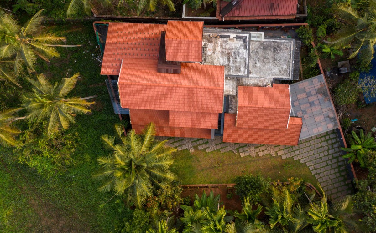 Bird eye view of Our Space by Satkriya Architecture