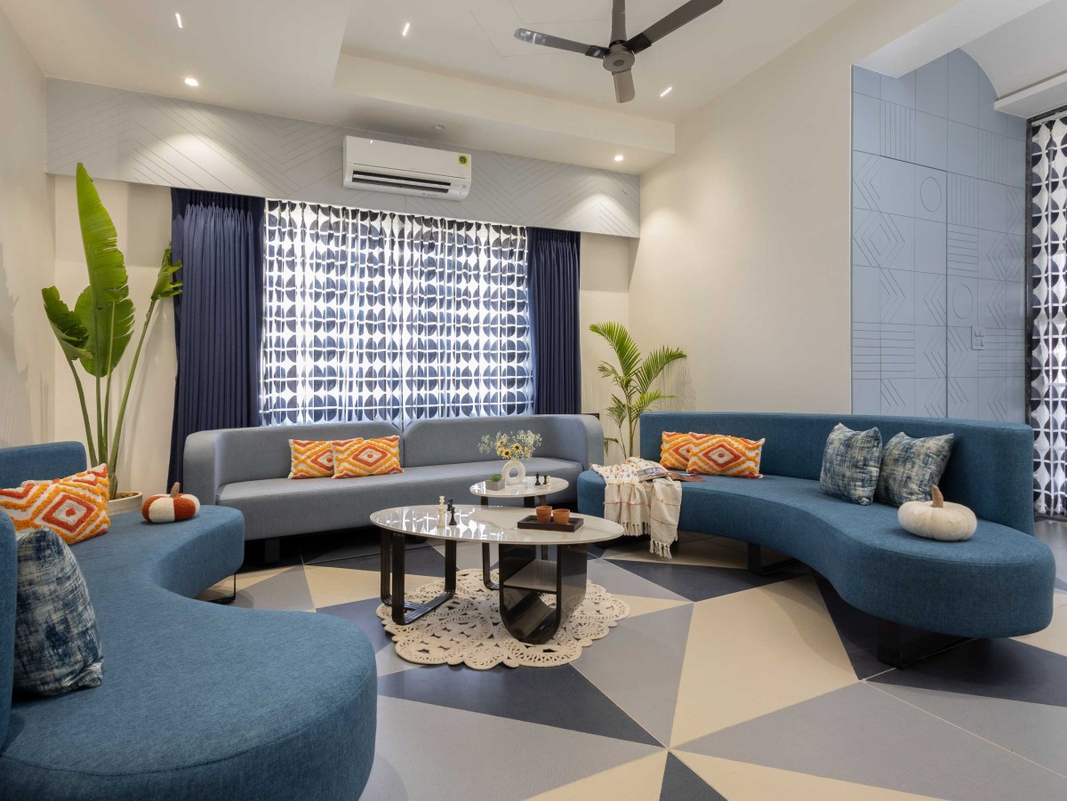 Family Lounge of #15 Anantaya by Alaukik Architects