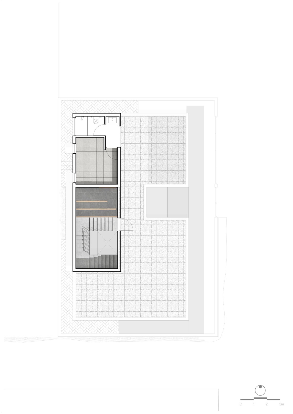 Third level plan of House of Two Realities by STO.M.P