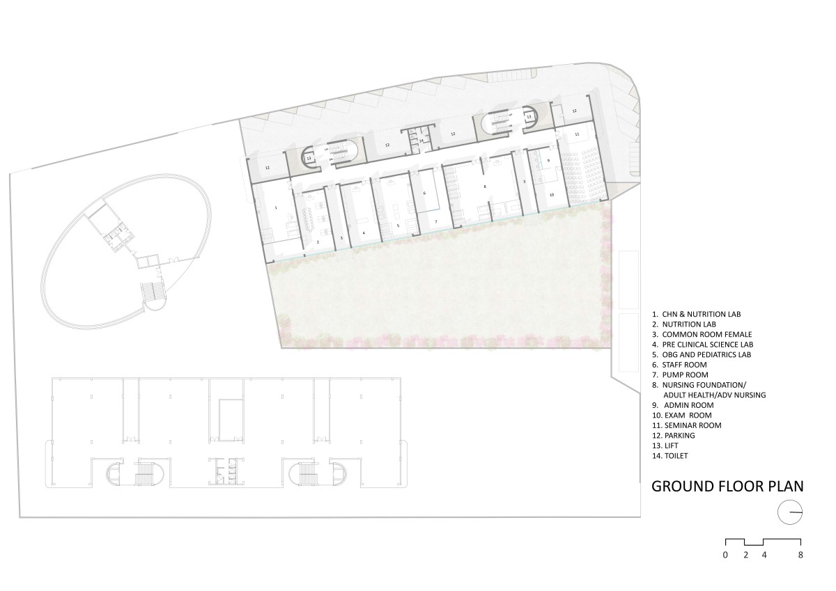 Ground Floor Plan of Girl’s college & hostel for Model education trust by Neogenesis+Studi0261