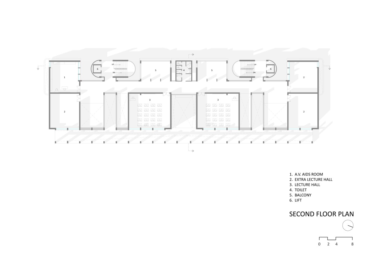 Second Floor Plan of Girl’s college & hostel for Model education trust by Neogenesis+Studi0261