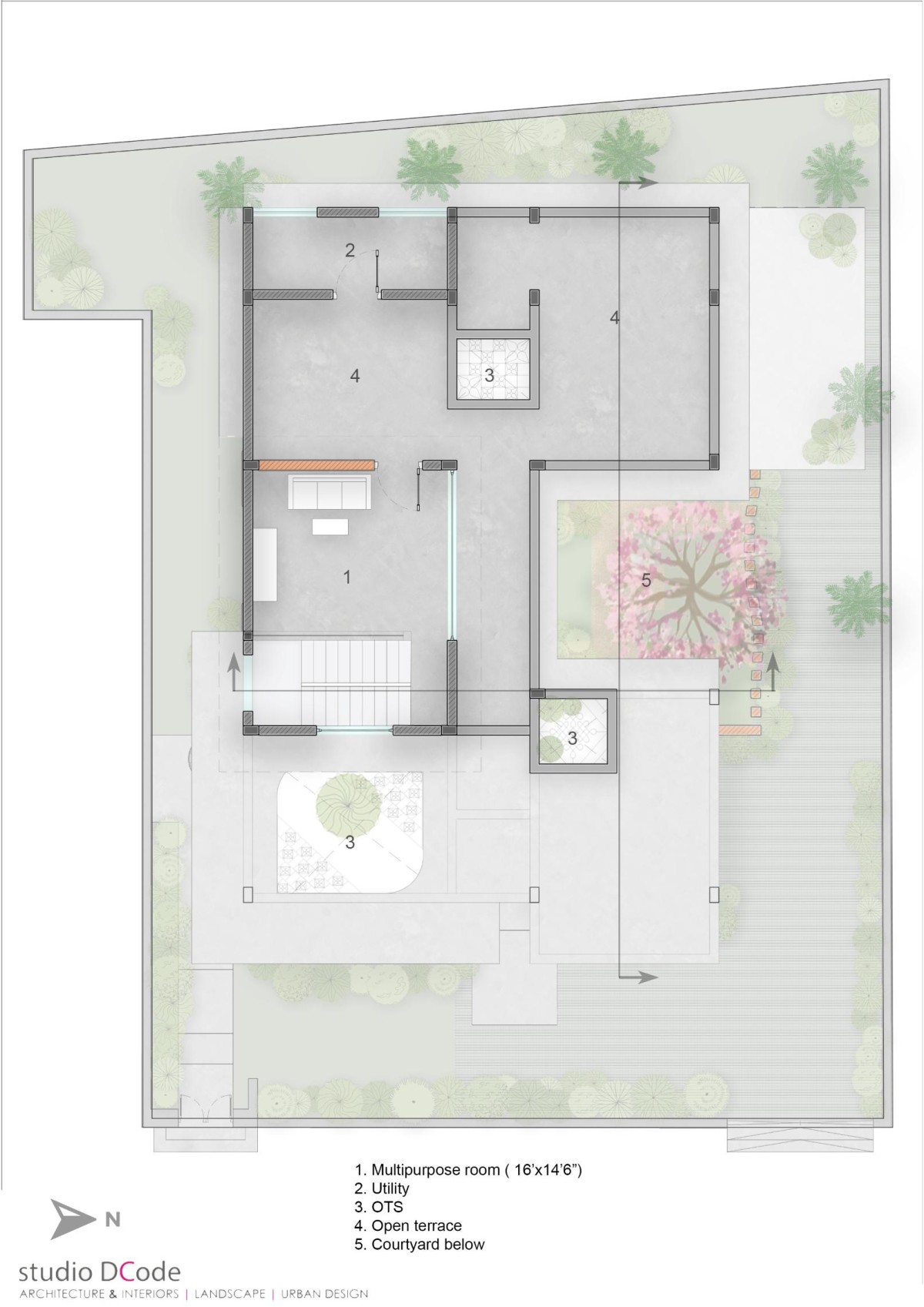Second Floor Plan of Alai by Studio Dcode