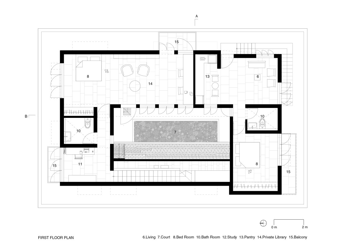 First Floor Plan of Court House by moad