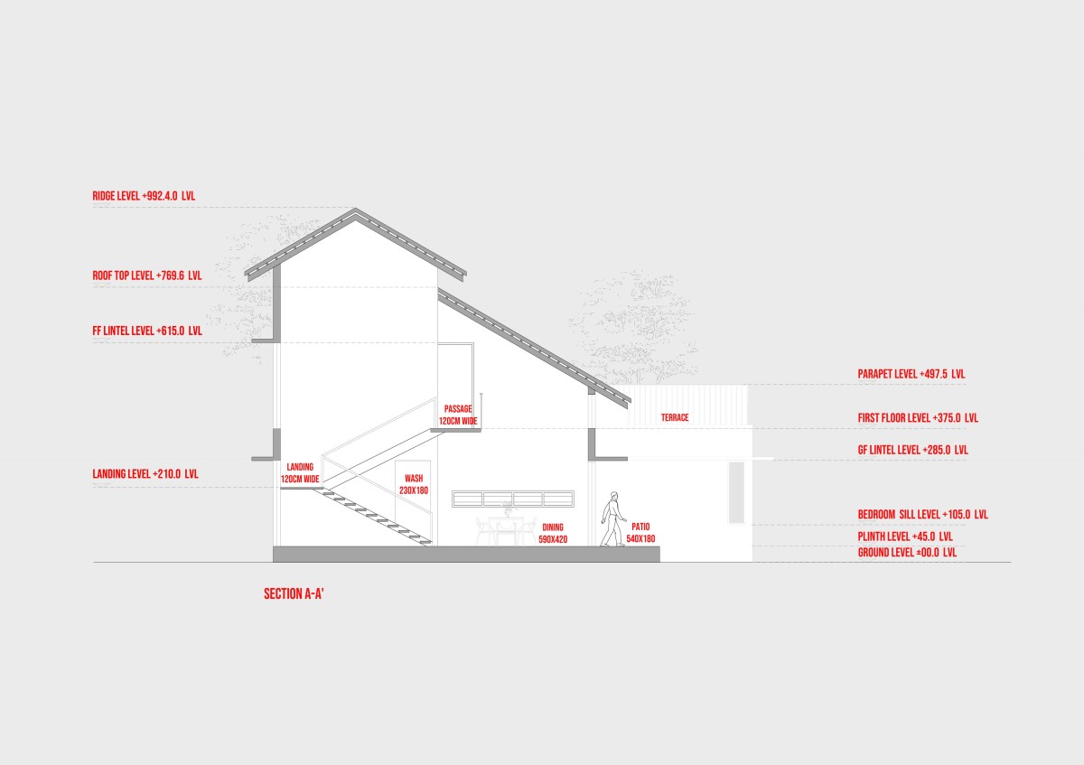 Section A of Aruvi by Casa Design Studio