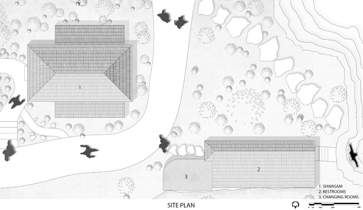 Site plan of Shwasam by ShriAbodes