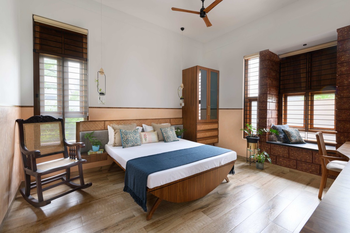 Bedroom of Villa by the Backwaters by Studio TAB