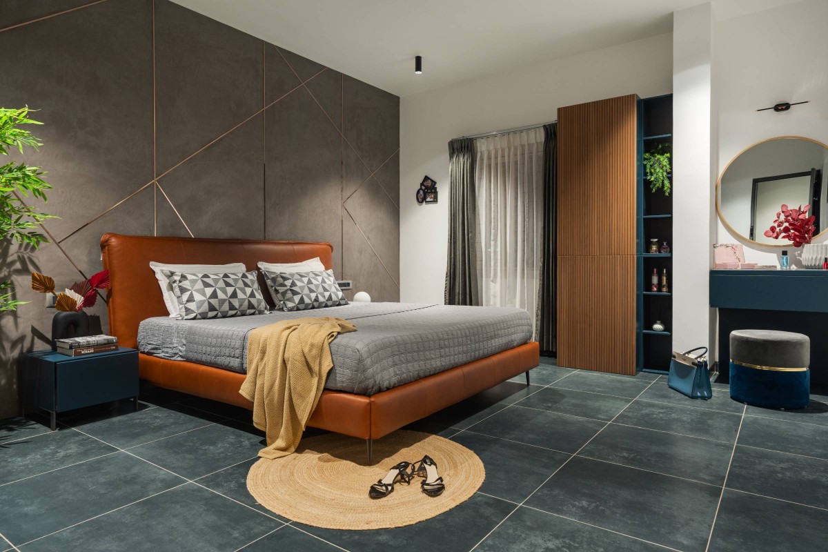 Master Bedroom of Linga Bhairavi by Ashwin Architects