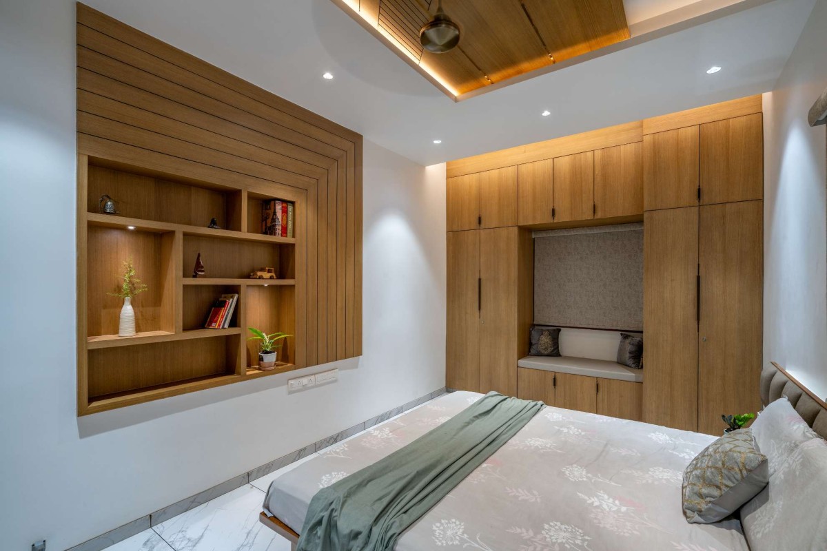 Mother's Bedroom of Avaradi House by Sense of Space Architecture Studio