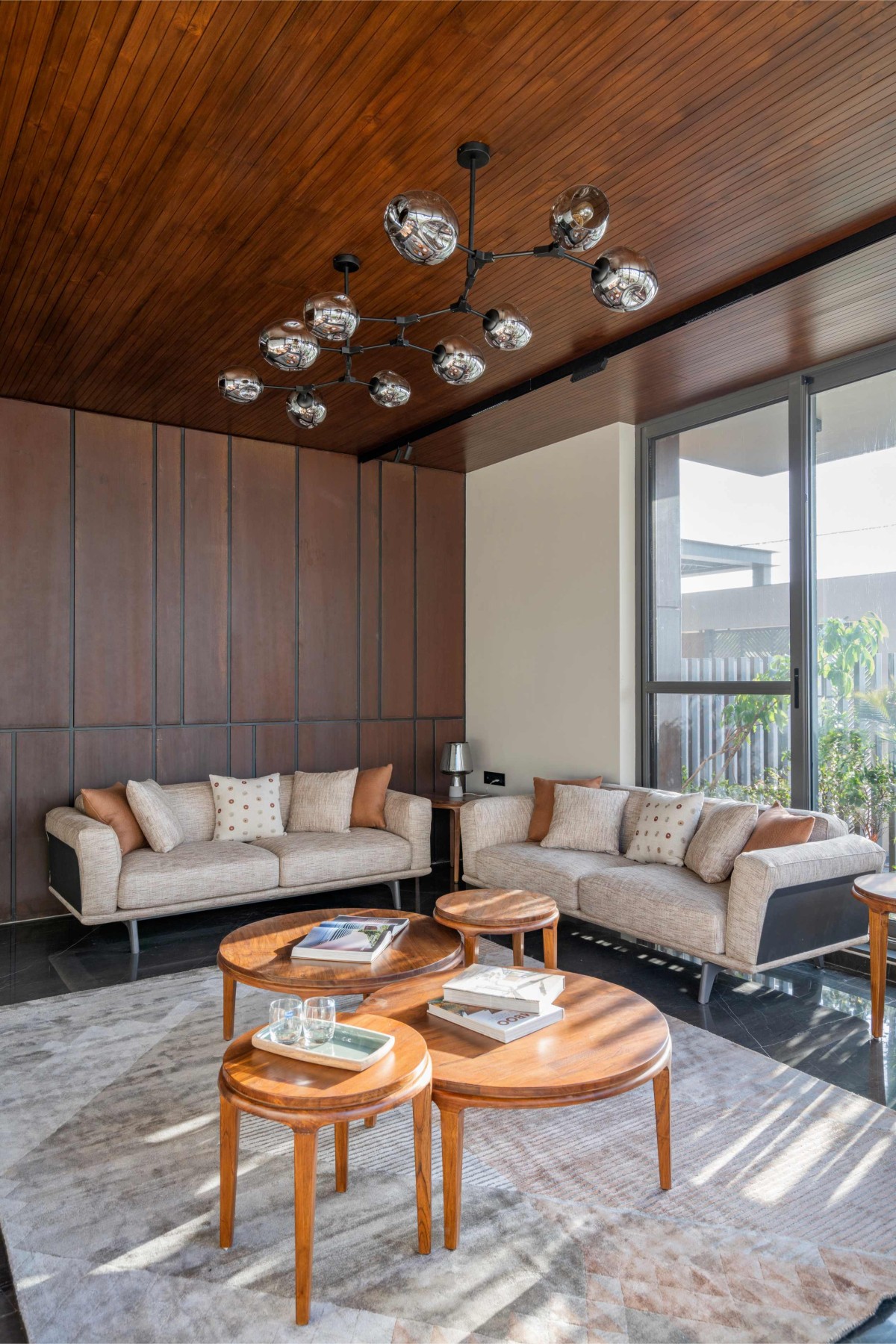 Formal living room of Sanctum Villa by VPA Architects