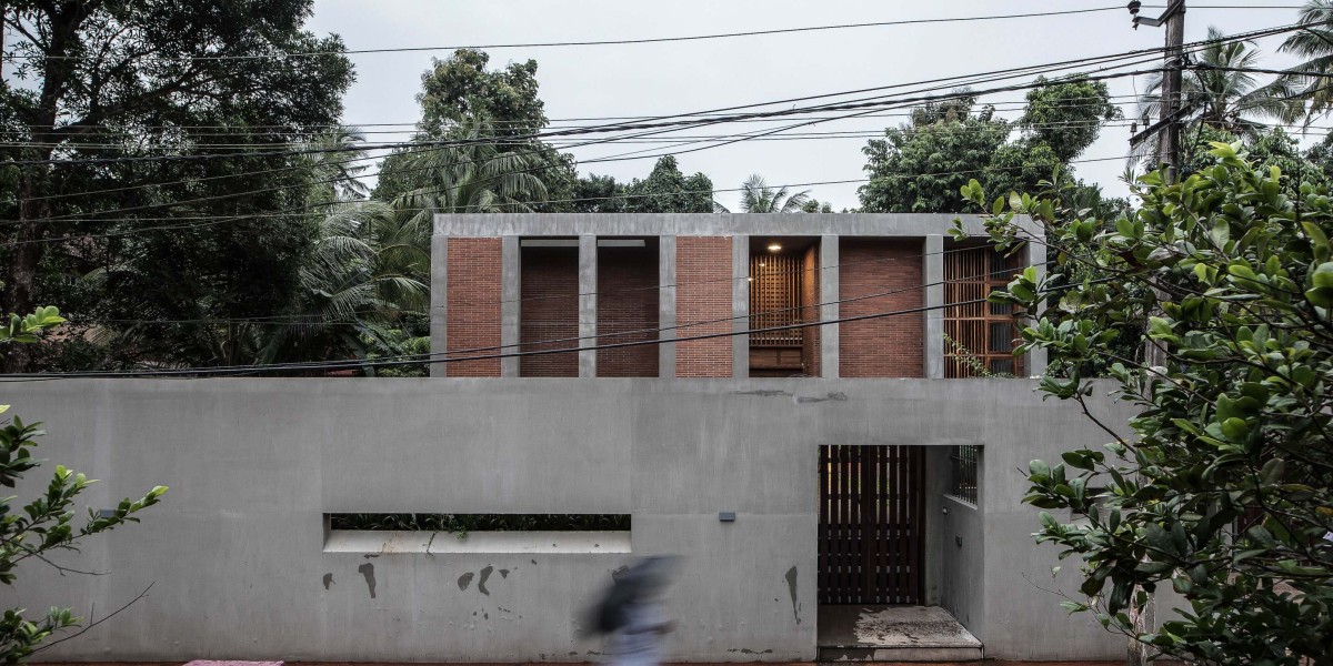 Exterior view of Alankar Residence by Roy Antony Architects