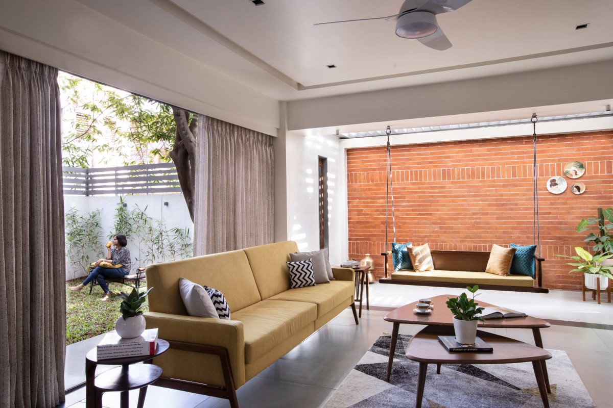 Living room of Godbole Residence by Chaware & Associates