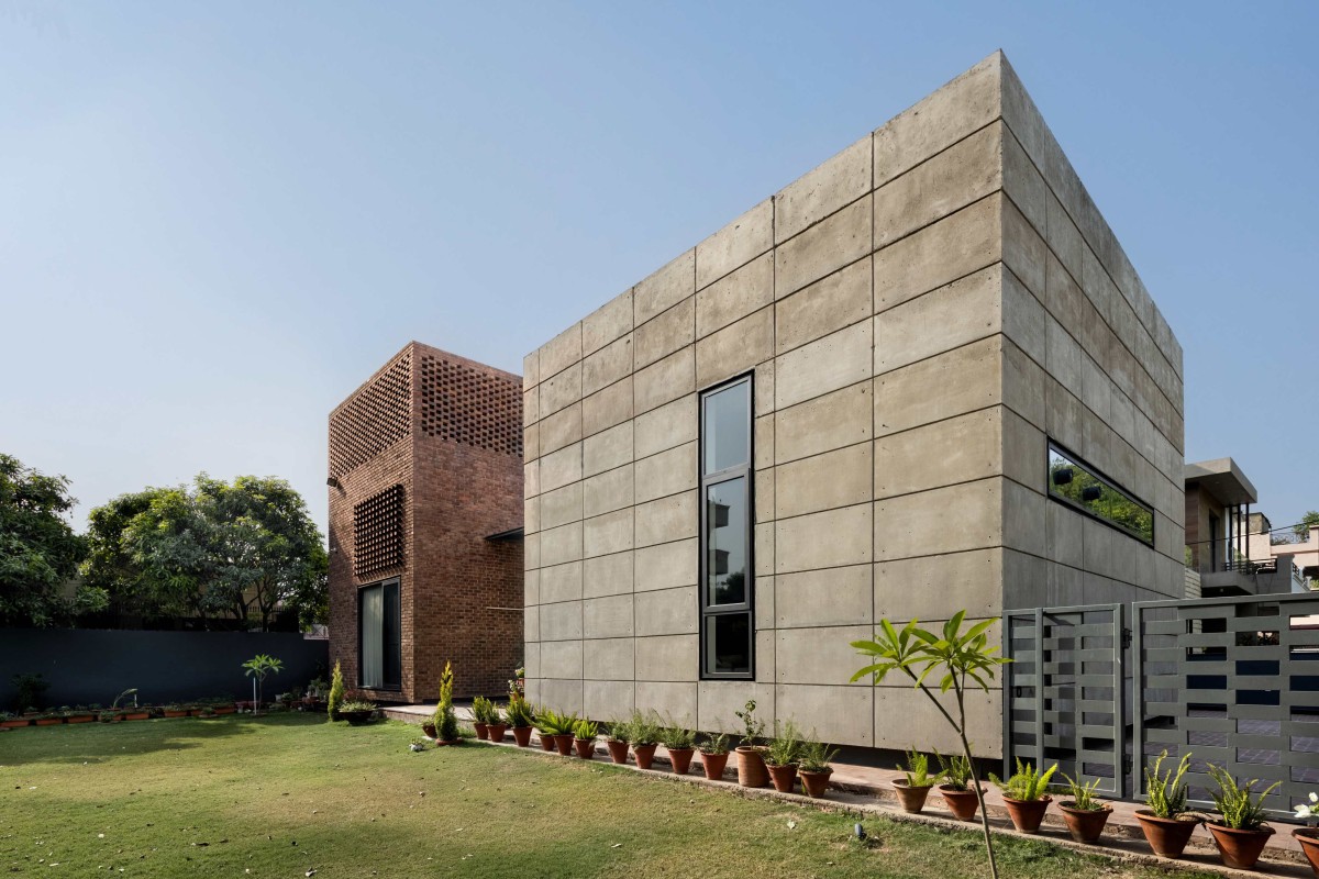 Exterior view of The Brick House by Studio Ardete