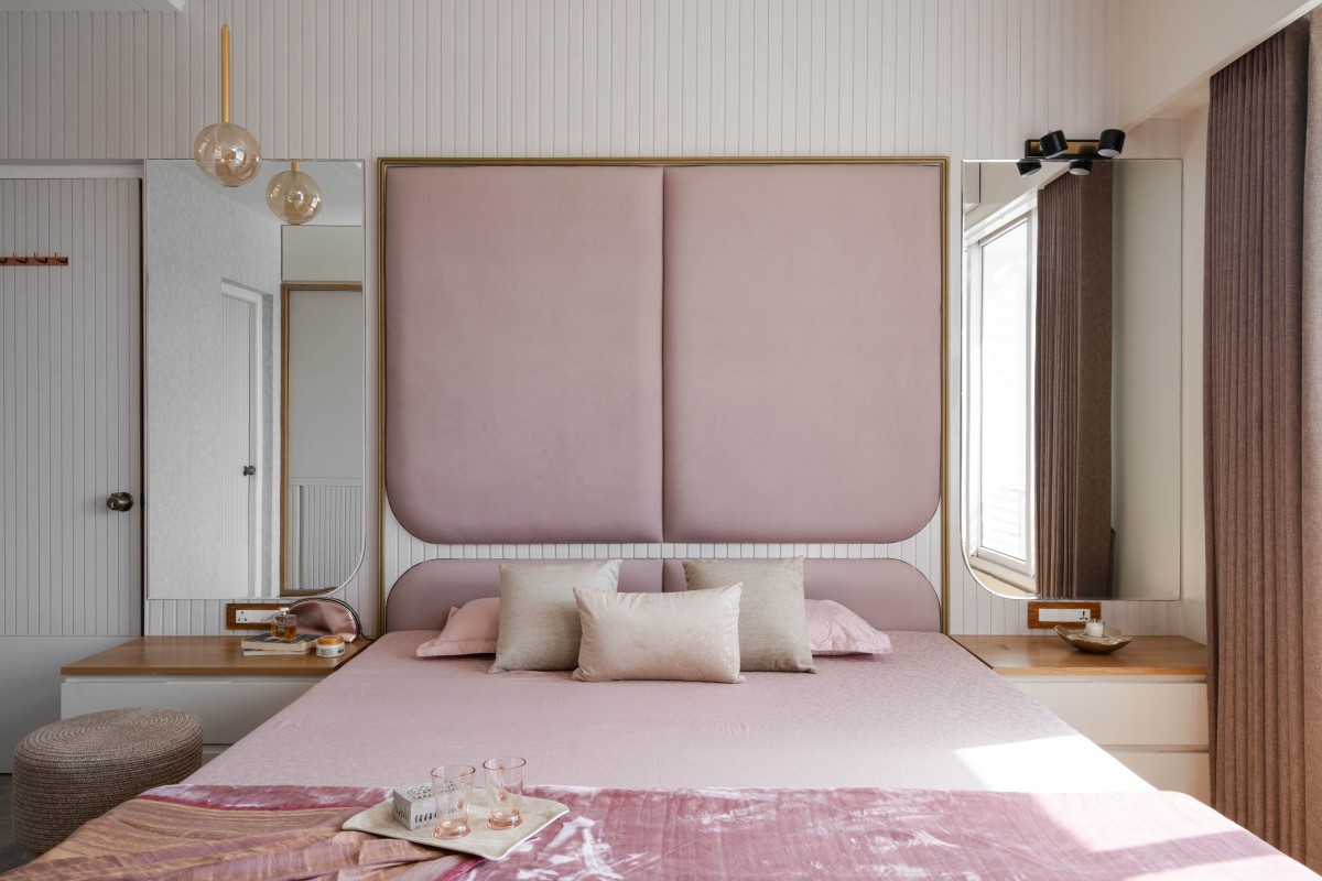 Bedroom of The Penthaus by Studio Pastels