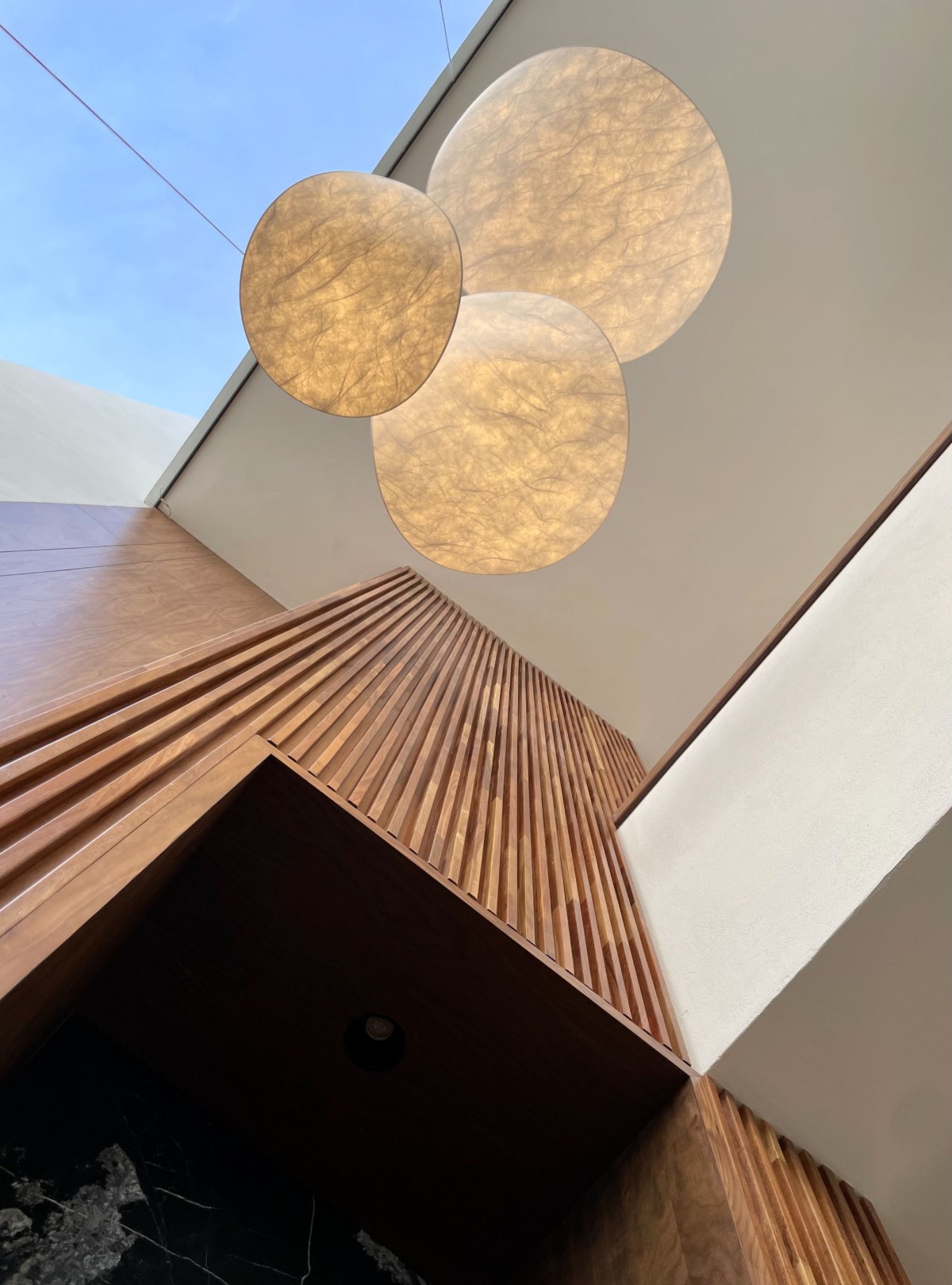 Ceiling view of Casa Luna by Dionne Arquitectos