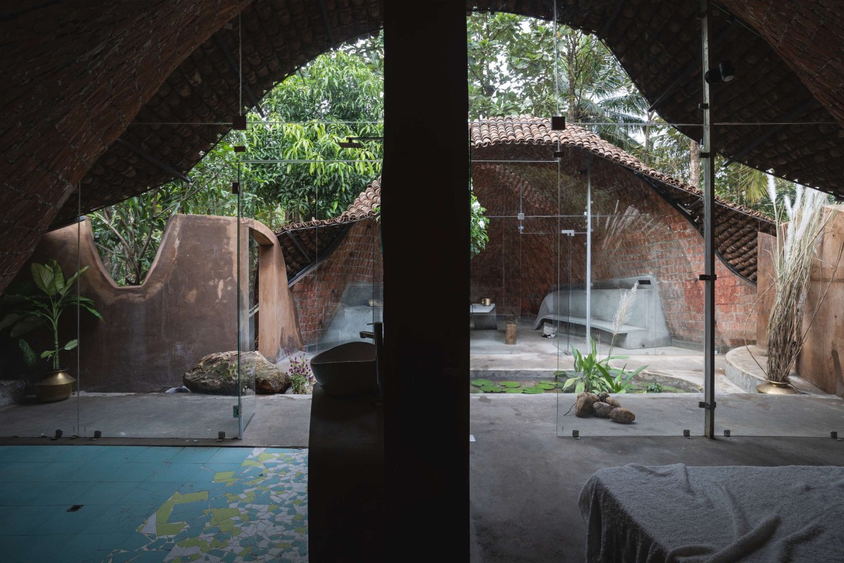 View from bedroom of The Wendy House by Earthscape Studio