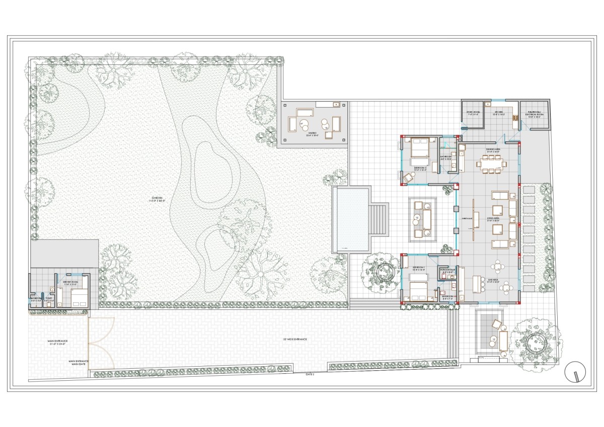 Plan of The Bird Song by Alter Architects