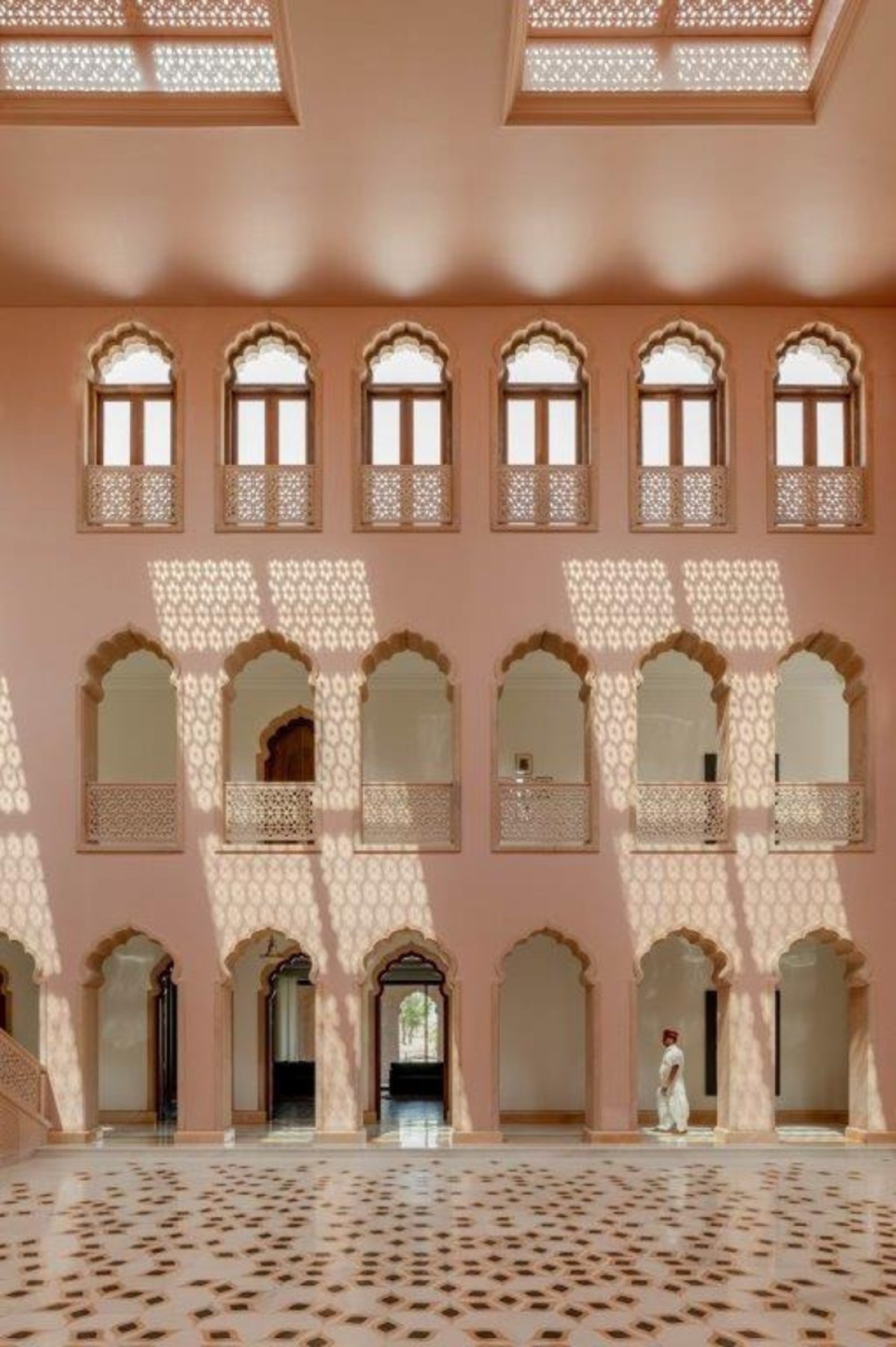 Central Atrium of Narsighar by Sanjay Puri Architects