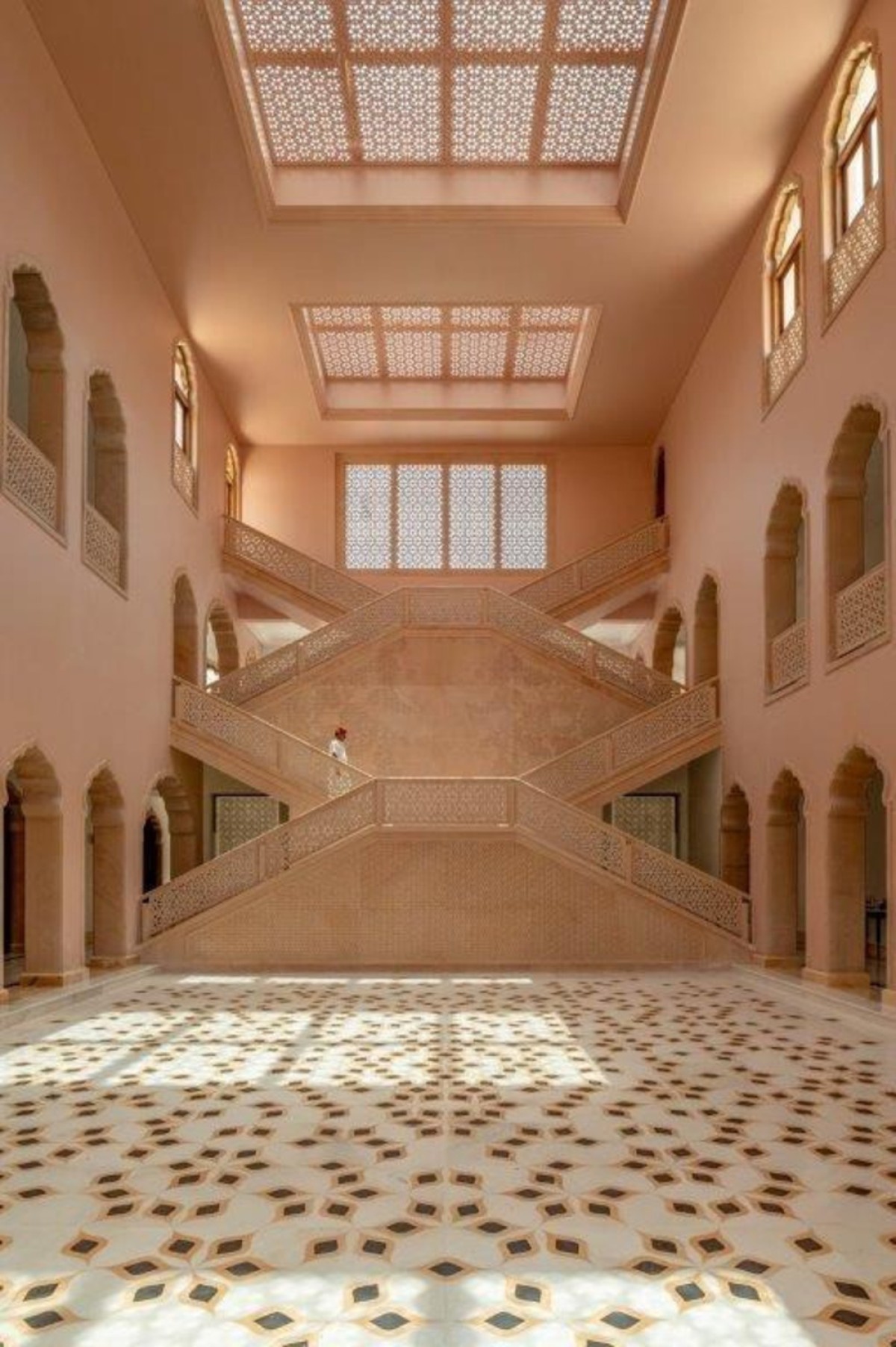 Central Atrium of Narsighar by Sanjay Puri Architects