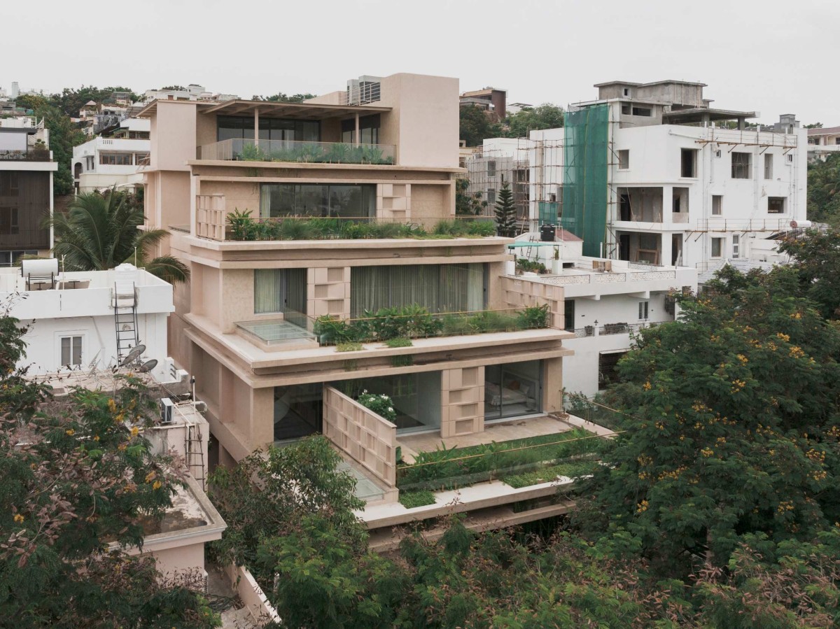 Exterior view of Jubilee Terraces by Spacefiction Studio