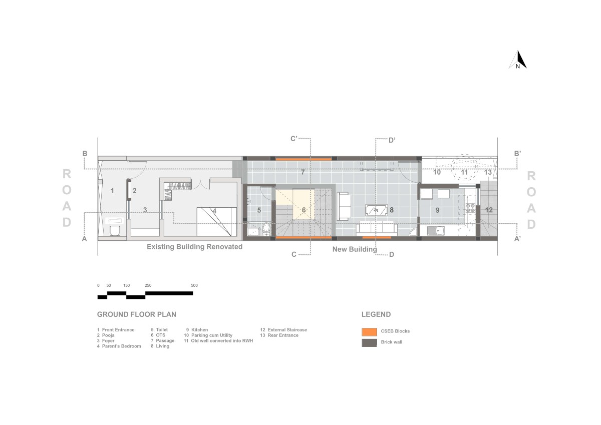 Ground Floor Plan of Latchiya Illam by RP Architects