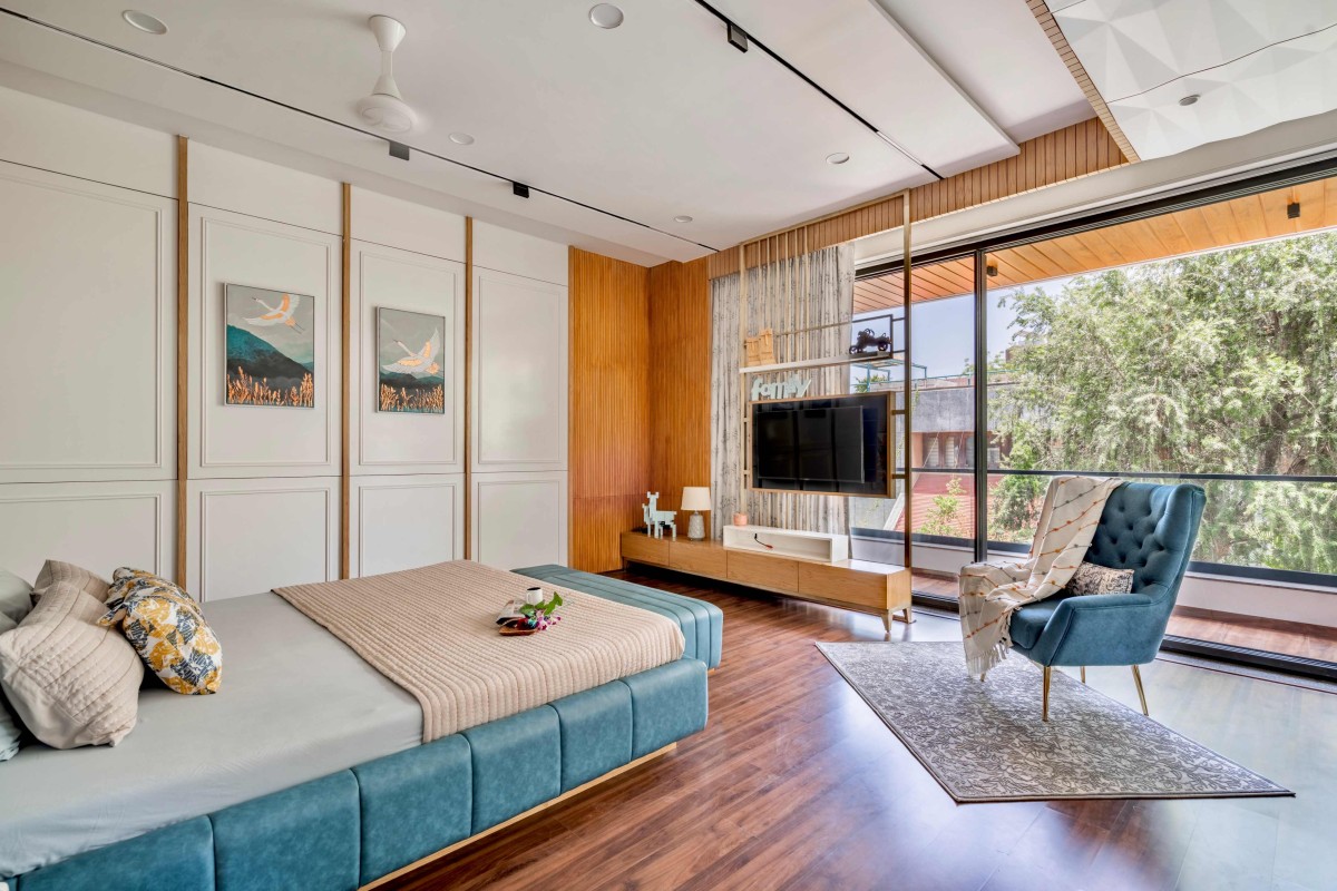 Bedroom 3 of Bhavi by 9 Degree Design Studio