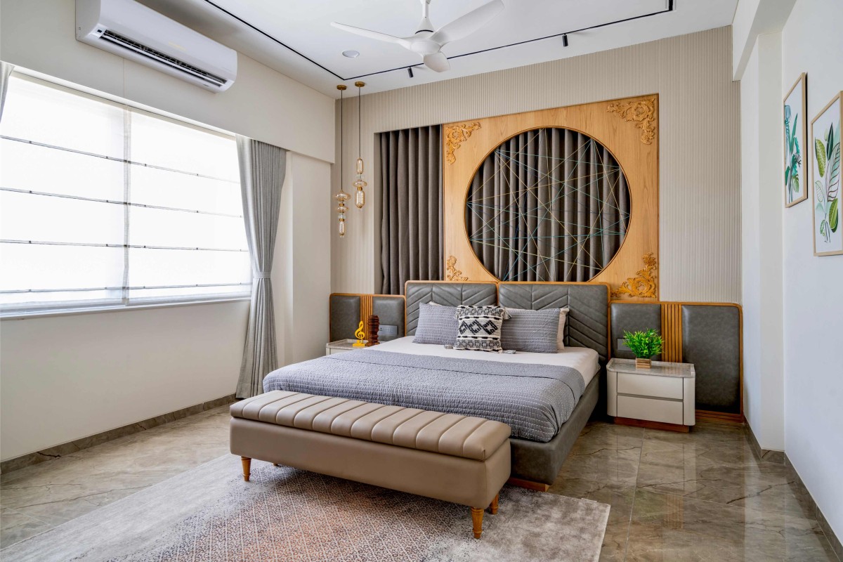 Bedroom of Bhavi by 9 Degree Design Studio