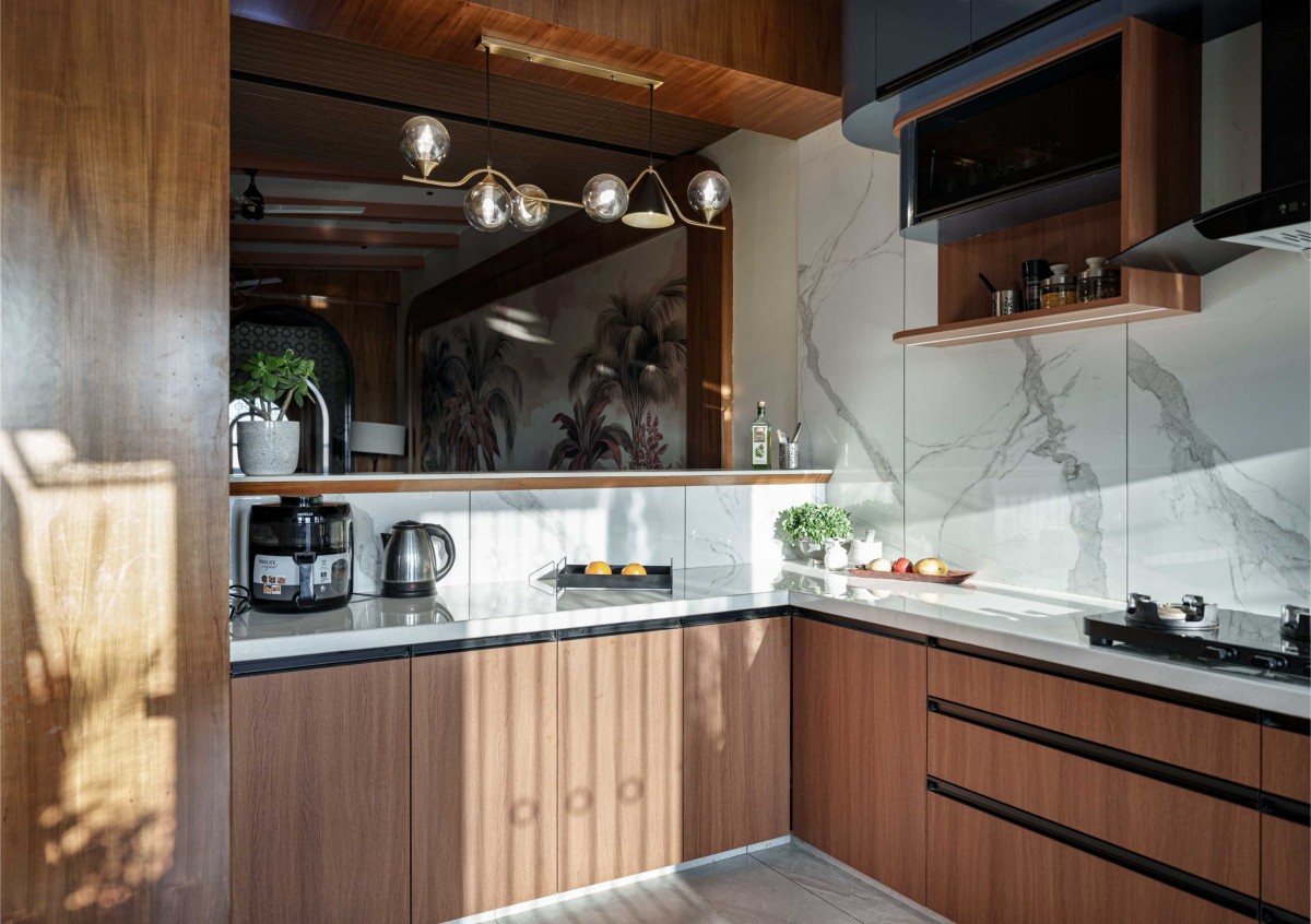 Kitchen of Apartment 401 by D.I.B Collaborative