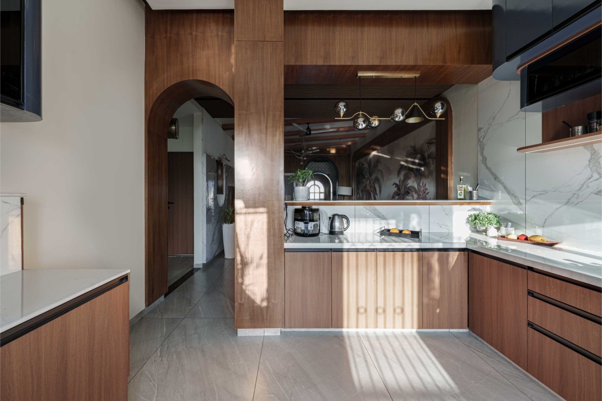 Kitchen of Apartment 401 by D.I.B Collaborative