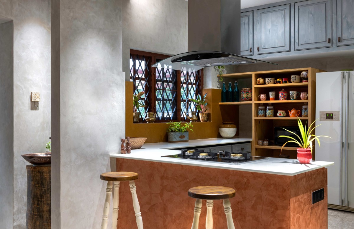 Kitchen of Anusmaranam by Studio TAB