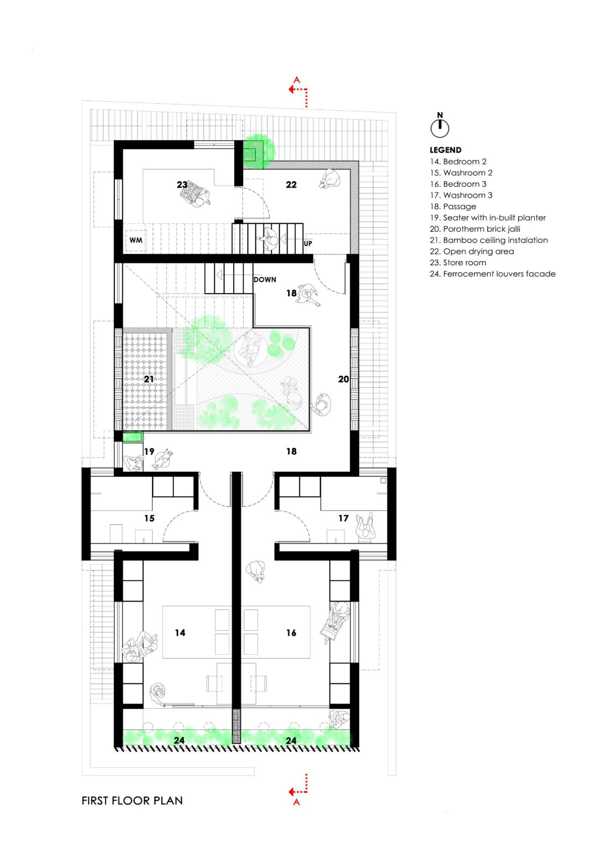 First floor plan of The Soul {Talks} by Seeders