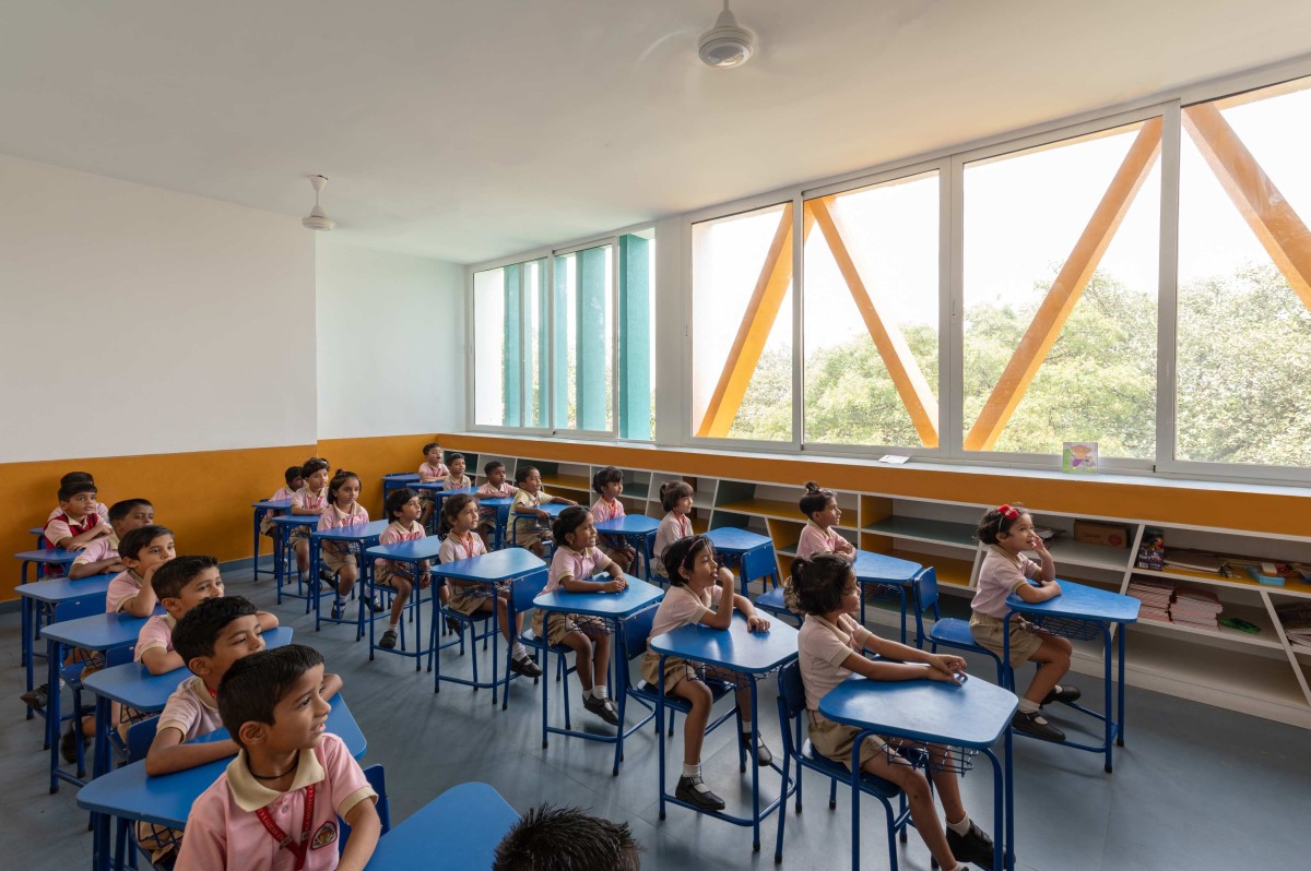 Classroom of KLE Sanskruti Pre-Primary School by Shreyas Patil Architects