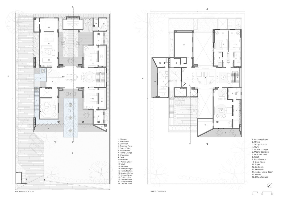 Plans of RB 182 by Minimalist Architecture & Design Studio