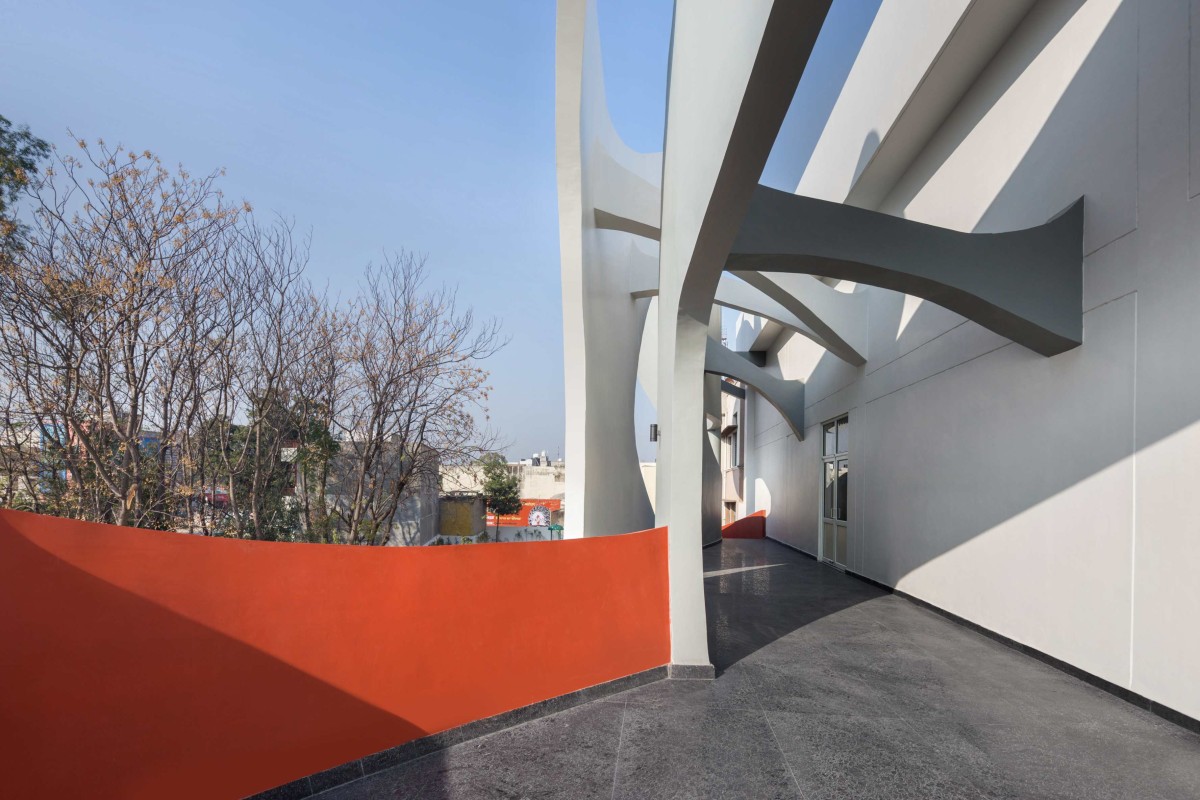 Porch of Doaba Public School by Studio Ardete