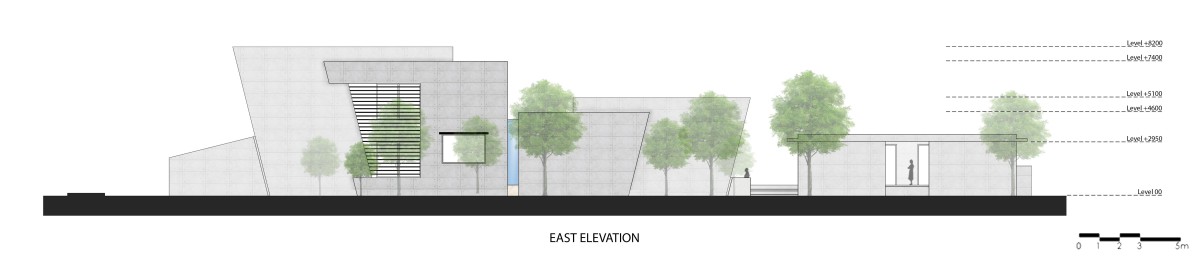 East Elevation of Svasti by Essteam Design Services LLP