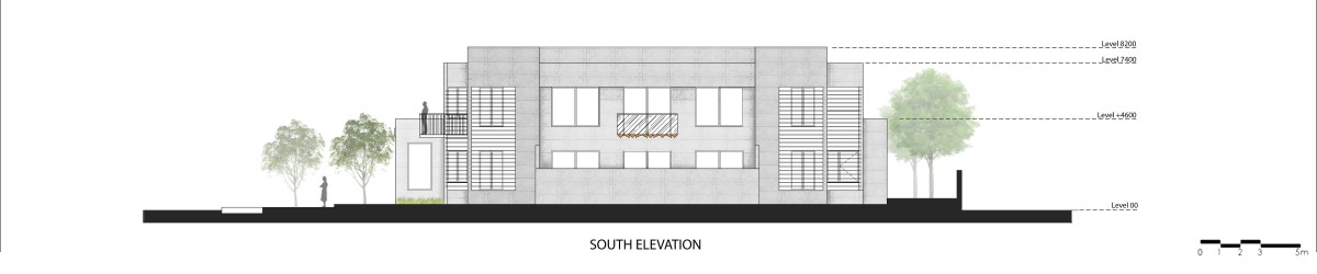 South Elevation of Svasti by Essteam Design Services LLP