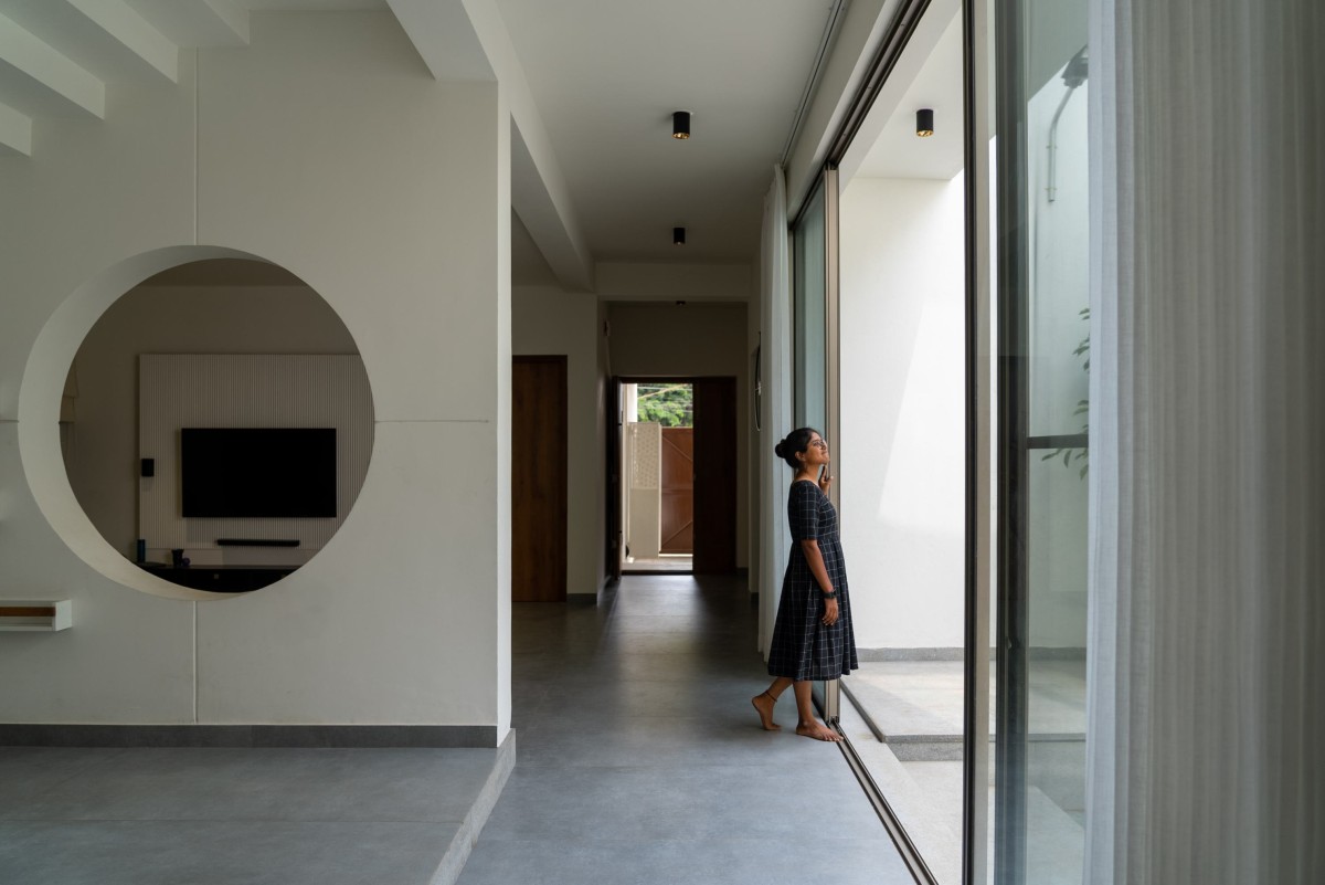 Pathway of TT House by Wall Narratives