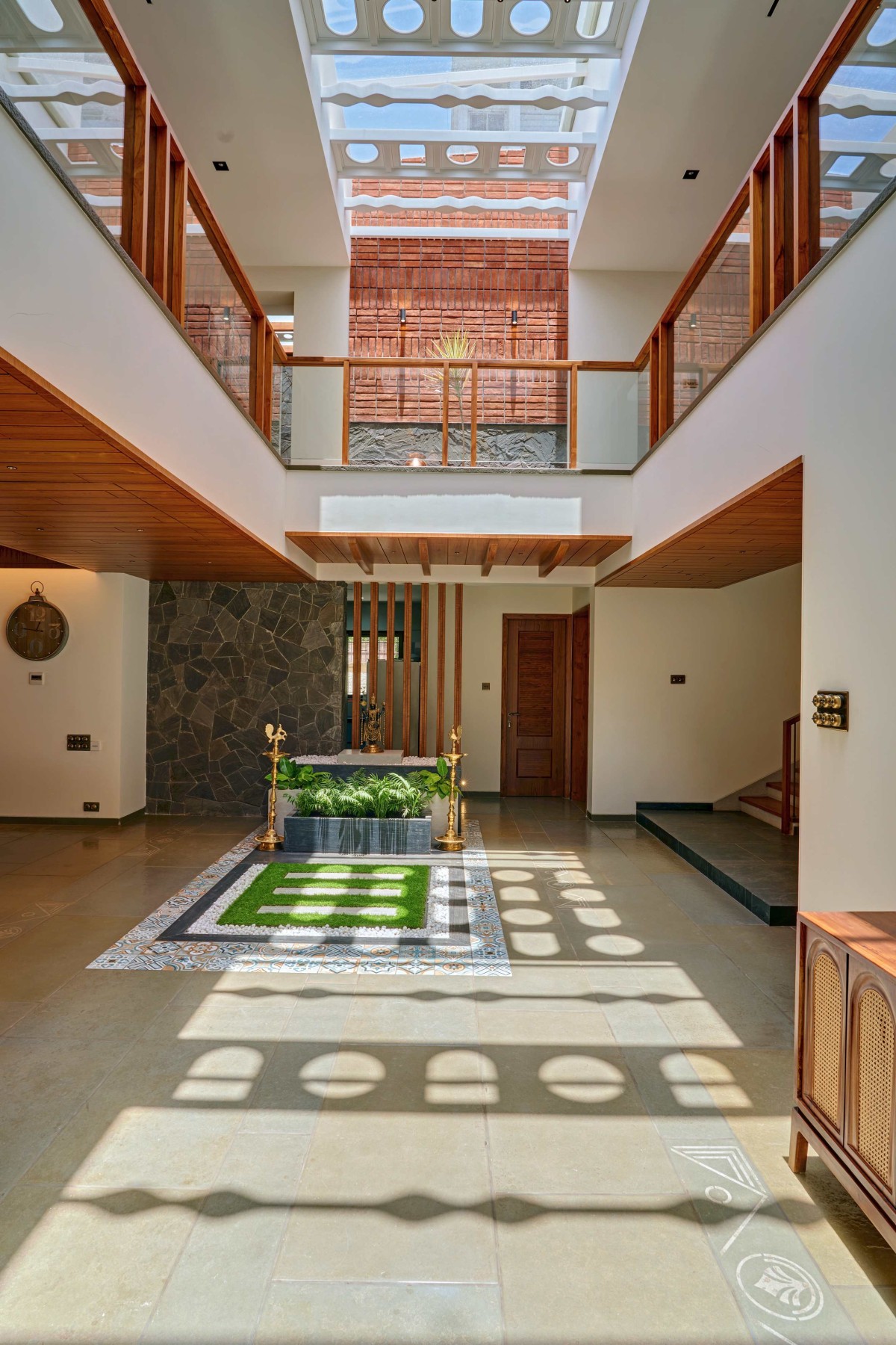 Central Court of Anandi House by Abhay Pise & Associates