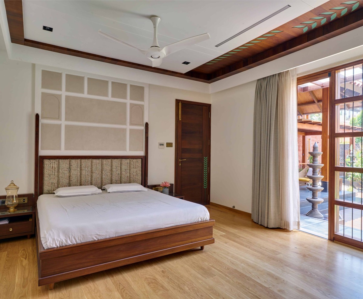 Bedroom of Anandi House by Abhay Pise & Associates