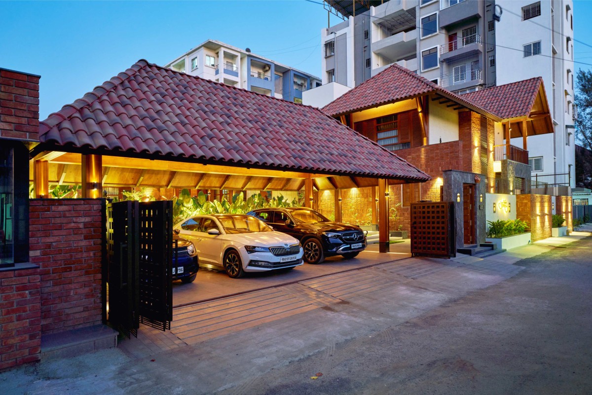 Parking of Anandi House by Abhay Pise & Associates