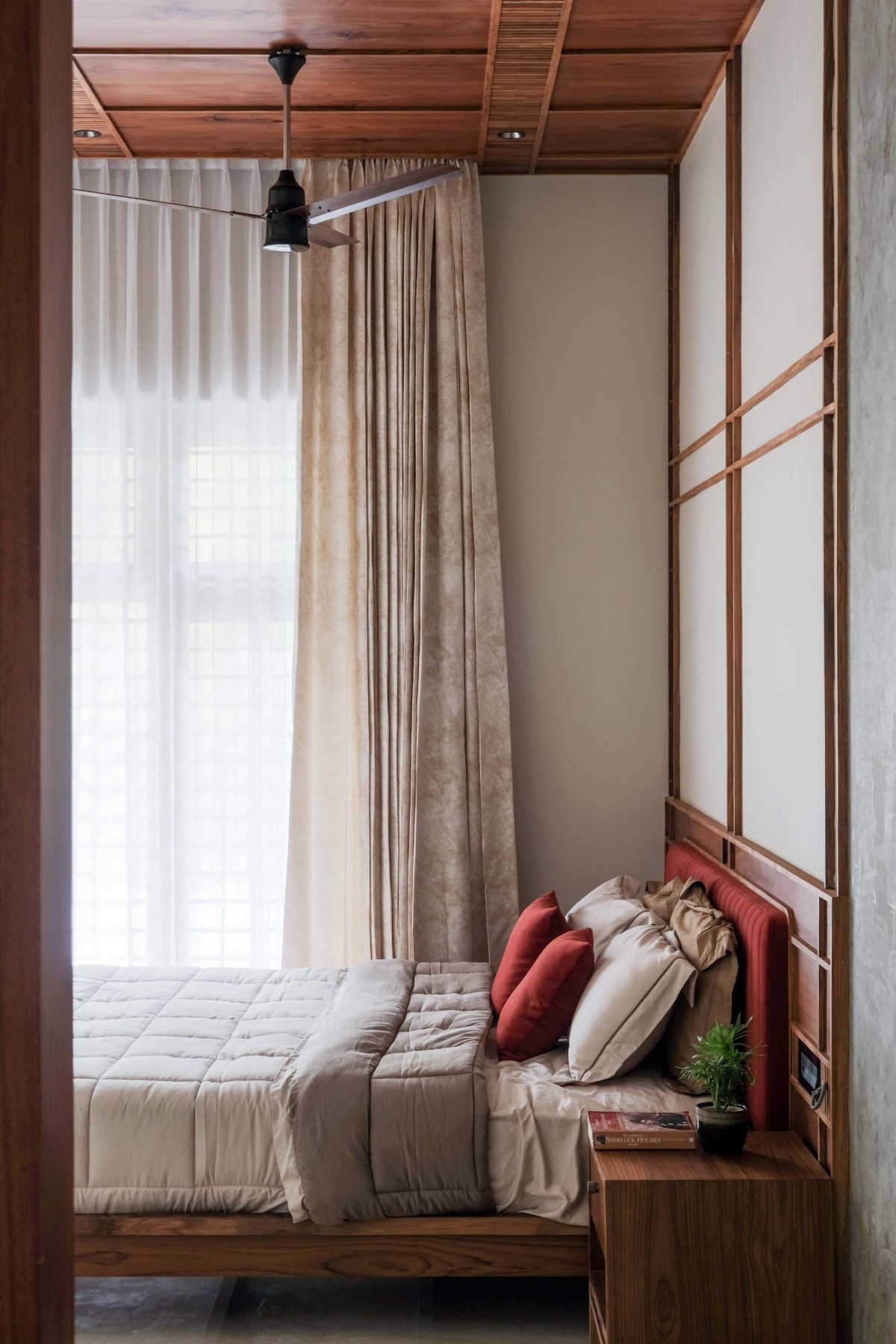 Bedroom 2 of C K House by Yugen Architecture