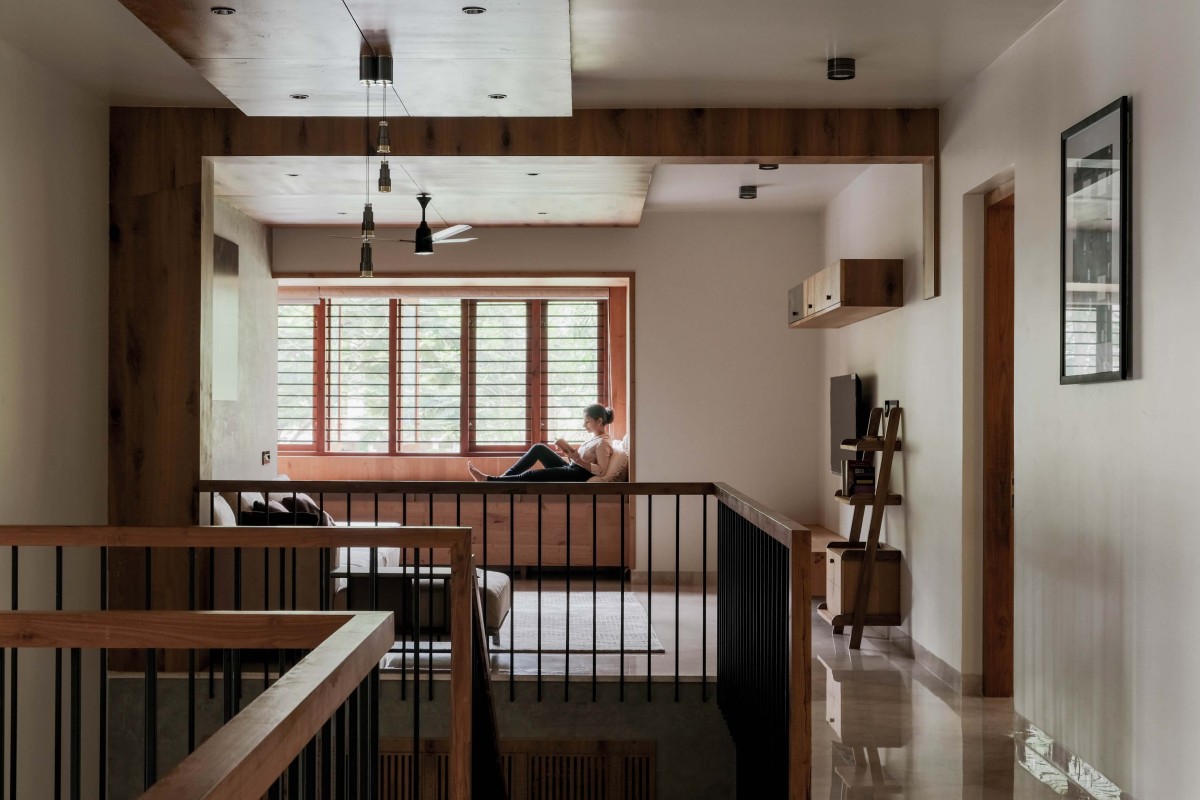 First floor living room of C K House by Yugen Architecture